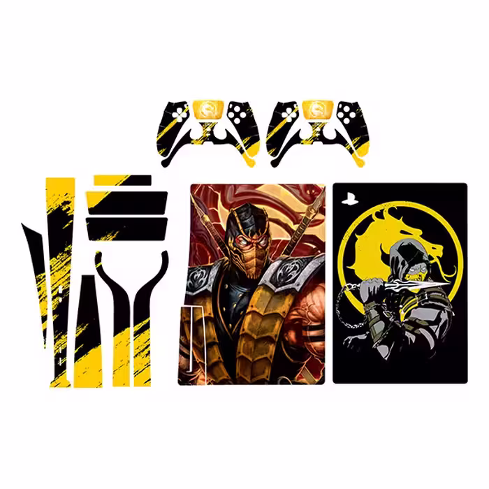 برچسب کنسول بازی پلی استیشن 5 مدل  mortal kombat کد 9