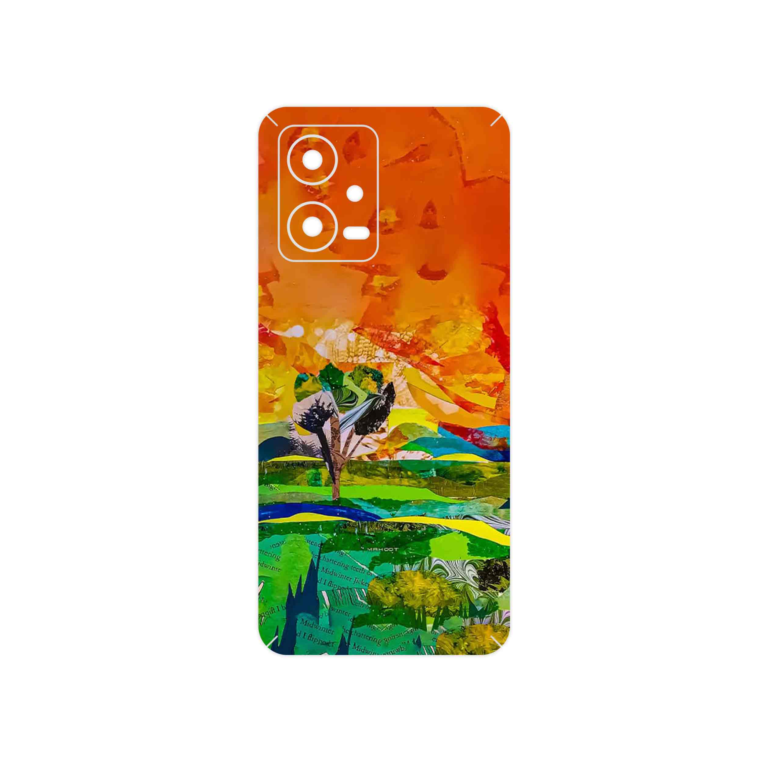 برچسب پوششی ماهوت مدل Collage of Painting مناسب برای گوشی موبایل شیائومی Poco X5