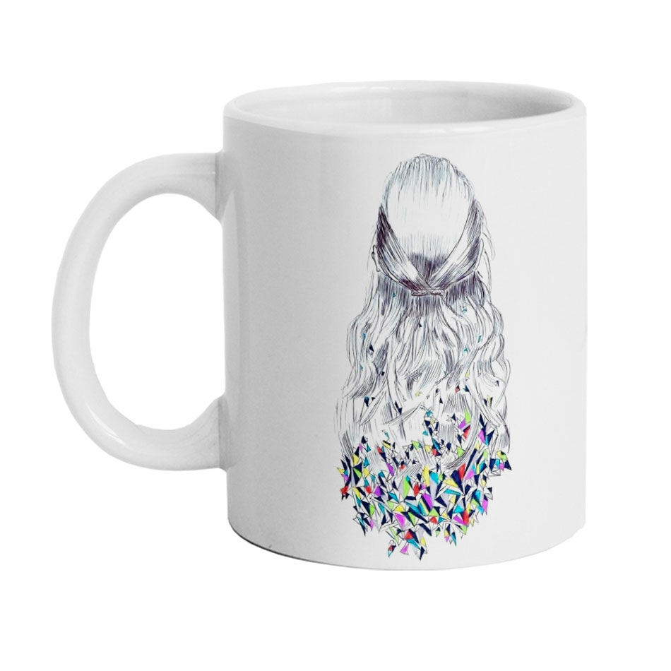 ماگ دارلی طرح دخترانه مینیمال مدل M1053