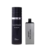 ست ادو تویلت مردانه مهمت مدل Sauvage Cool Spray حجم 100 میلی لیتر