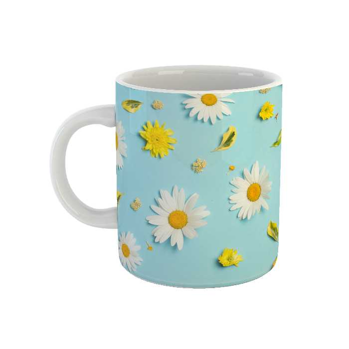 ماگ طرح گل مدل 09