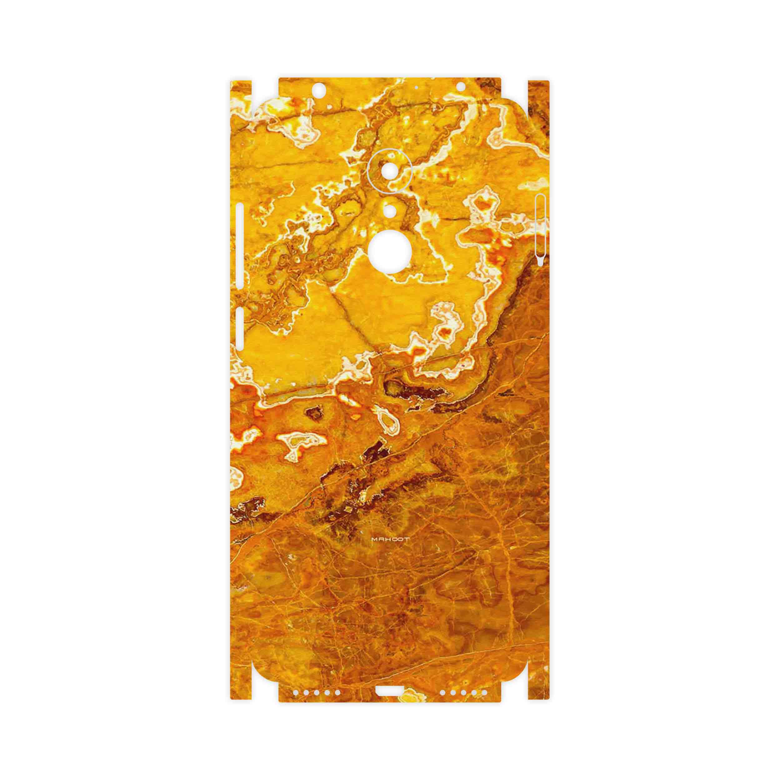 برچسب پوششی ماهوت مدل Gold Marble-FullSkin مناسب برای گوشی موبایل شیائومی REDMI 5