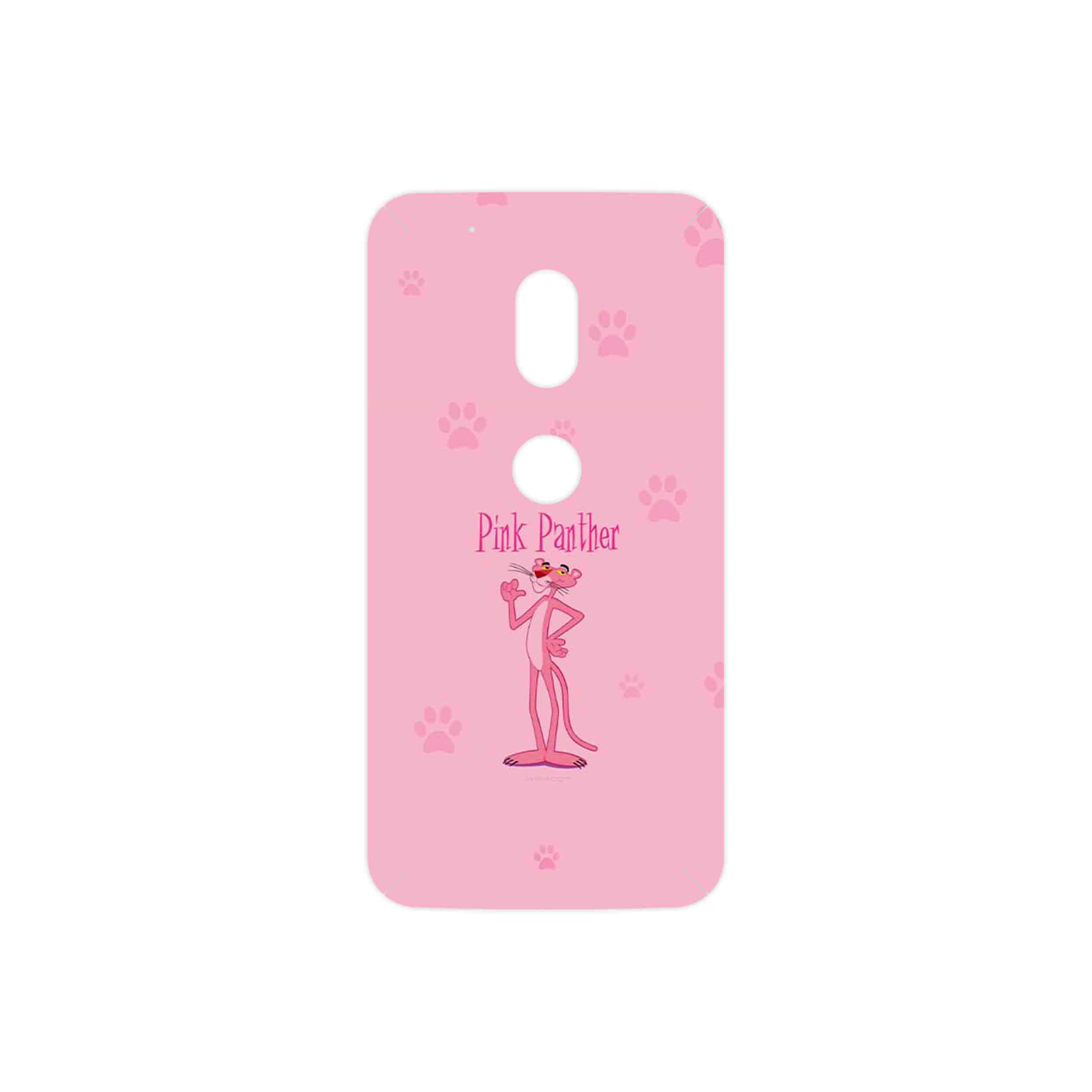 برچسب پوششی ماهوت مدل The Pink Panther مناسب برای گوشی موبایل موتورولا Moto G4 Play