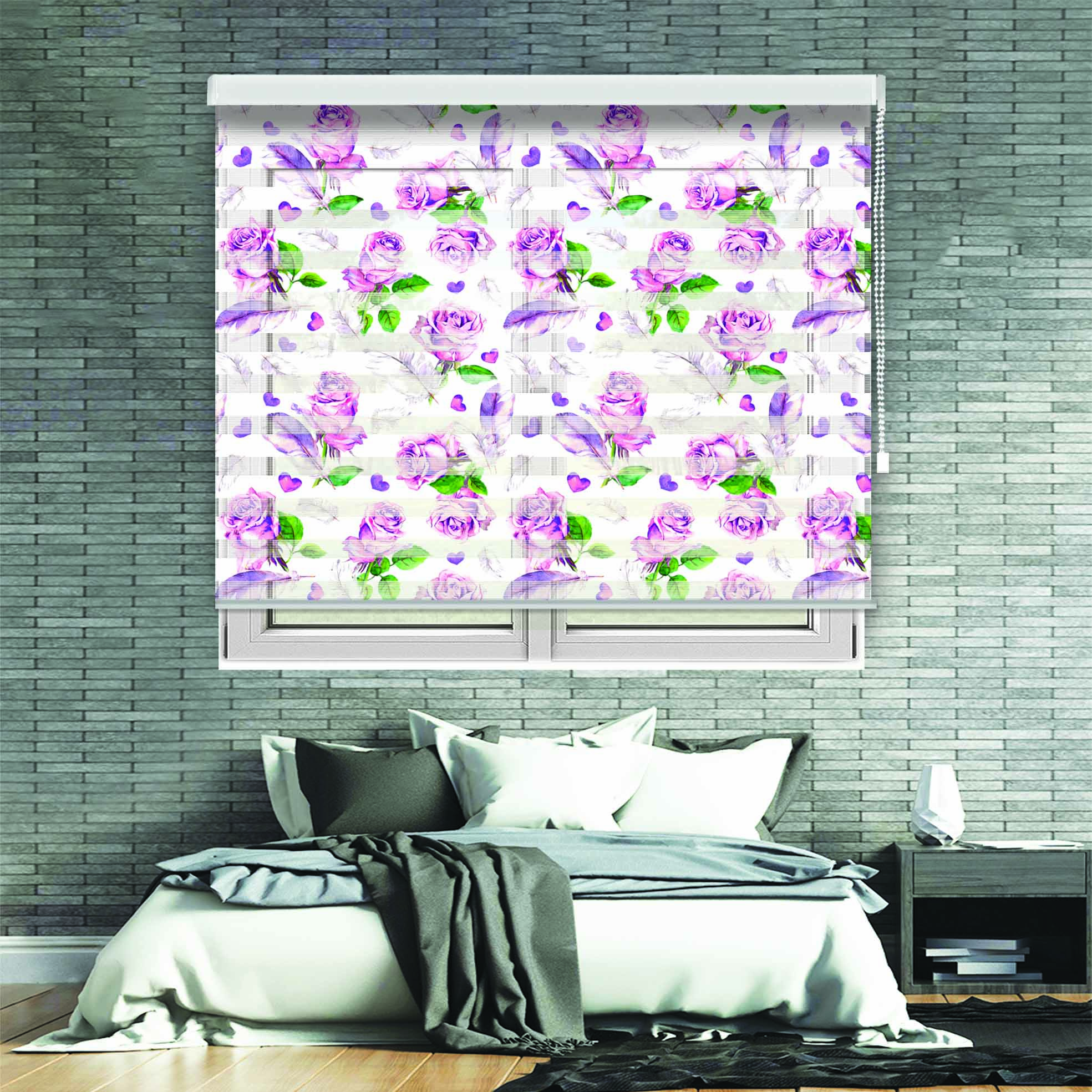 پرده زبرا مدل TO-12 سایز 200x180 سانتی متر