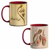 ماگ طرح پدر و مادر کد s1000 مجموعه 2 عددی