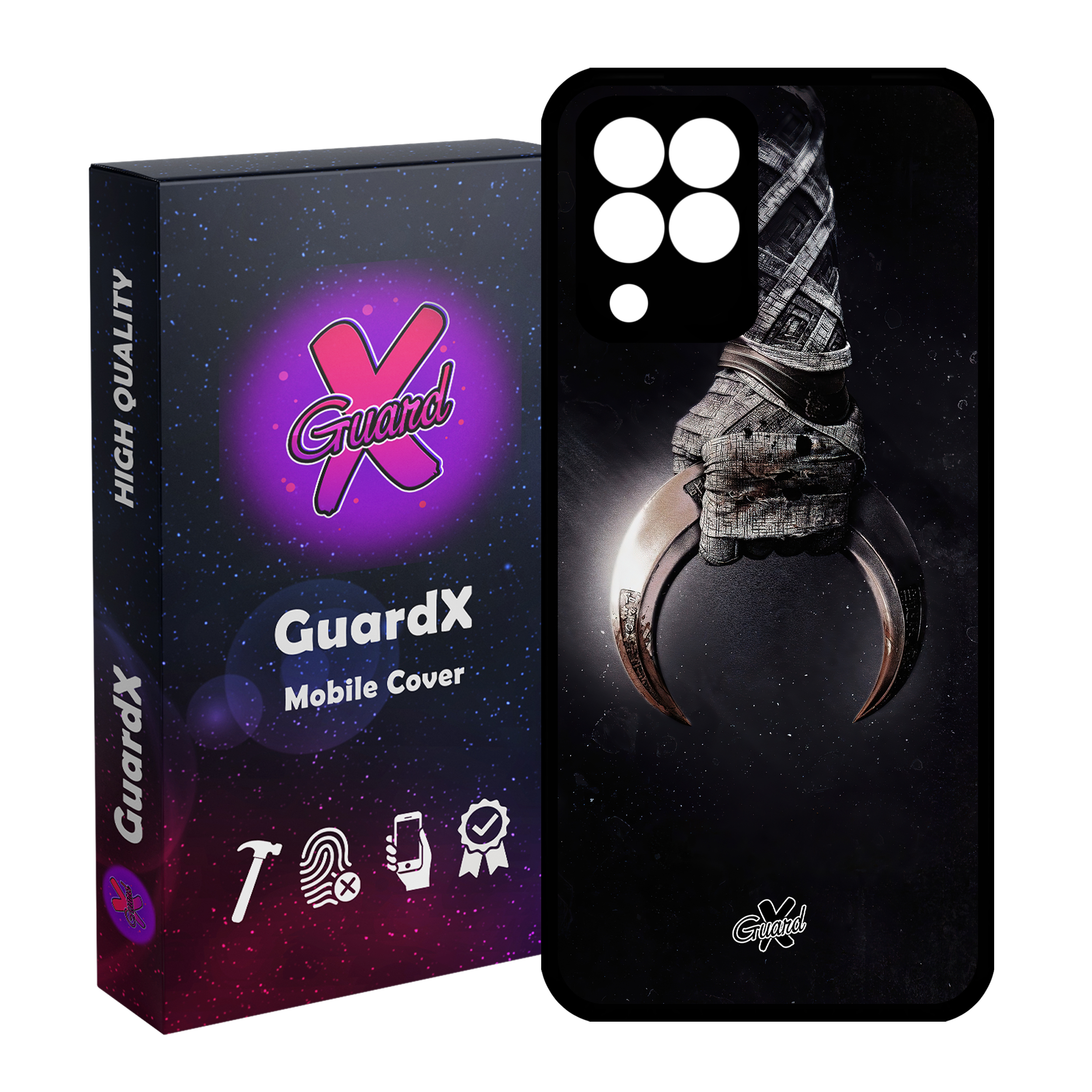 کاور گارد ایکس طرح شوالیه ماه مدل Glass10451 مناسب برای گوشی موبایل سامسونگ Galaxy M33/M33 5G