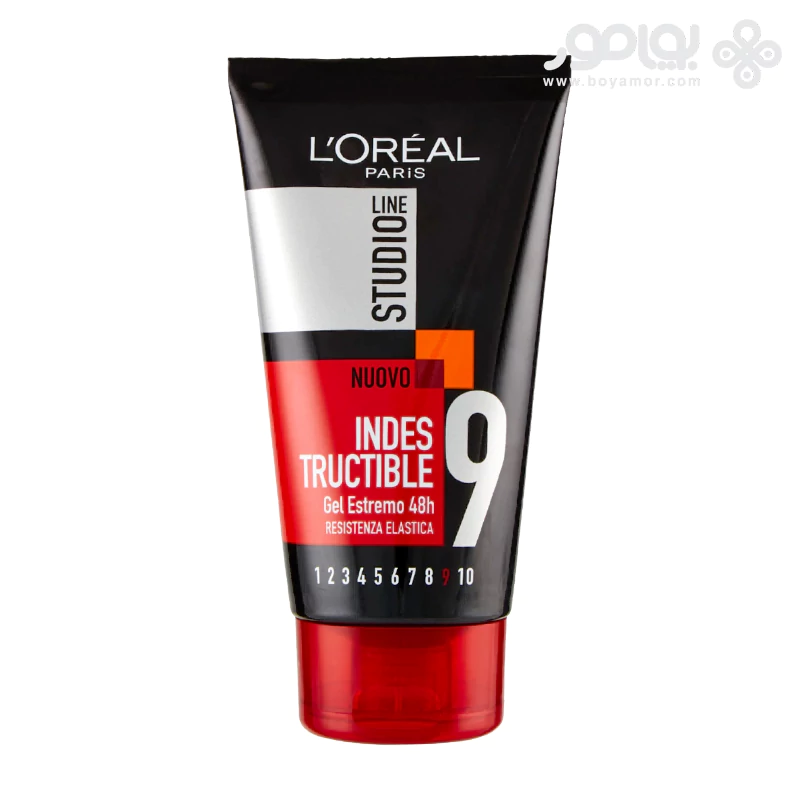 ژل موی حالت دهنده لورال استودیو لاین مدل INDESTRUCTIBLE شماره 9