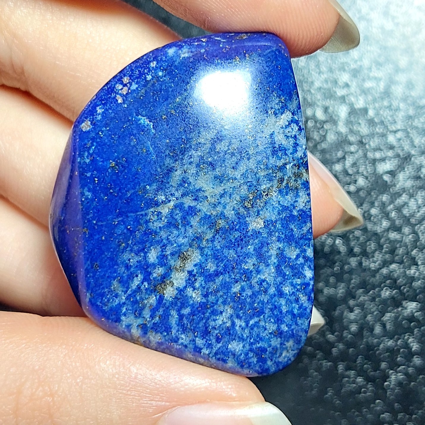 تامبر سنگ لاجورد پیریت طلایی دار تمام پولیش وارداتی از کشور افغانستان کدM89