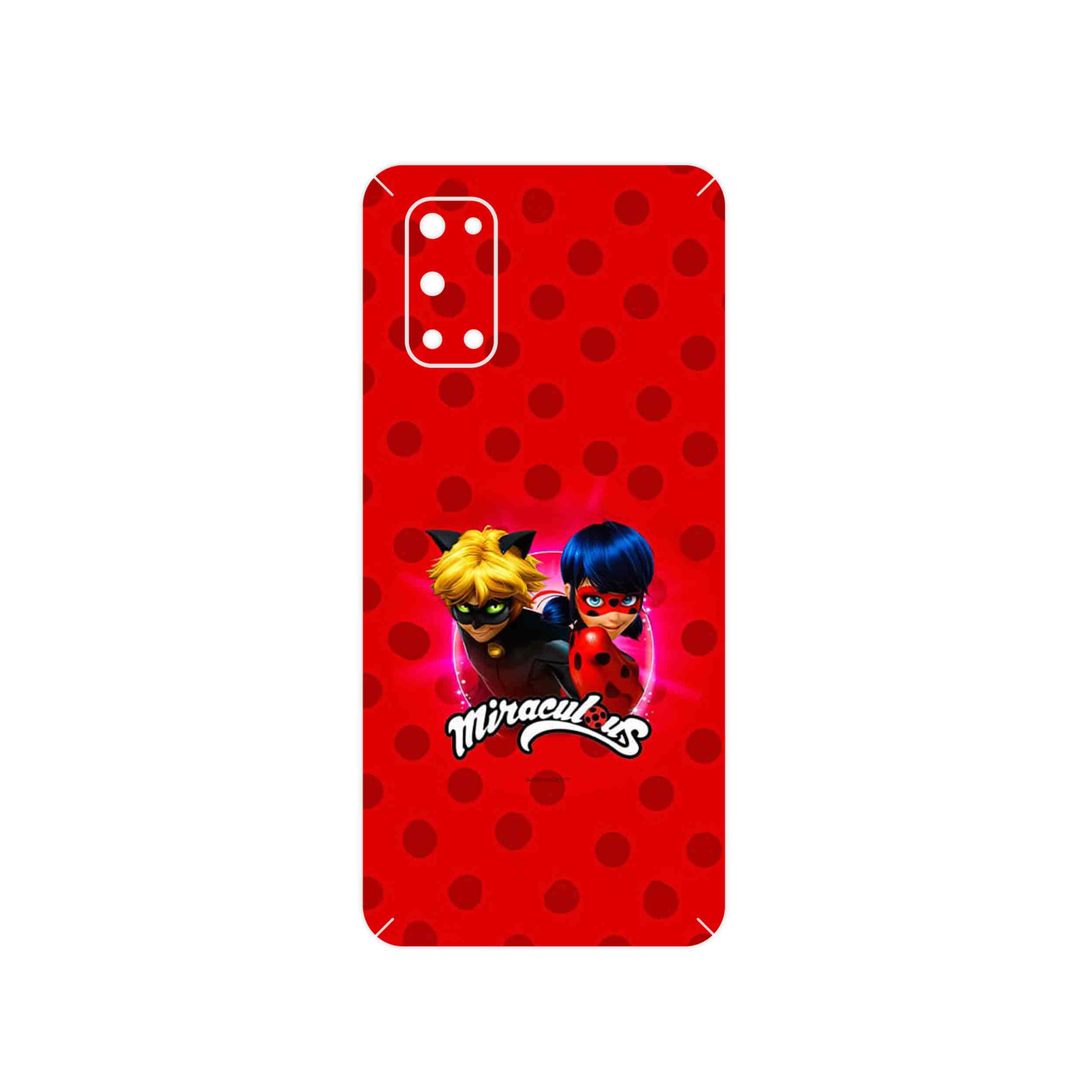برچسب پوششی ماهوت مدل Ladybug and Cat Noir مناسب برای گوشی موبایل ریلمی 7 5G