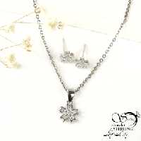 نیمست گل پنج پر عیار925 ایتالیای