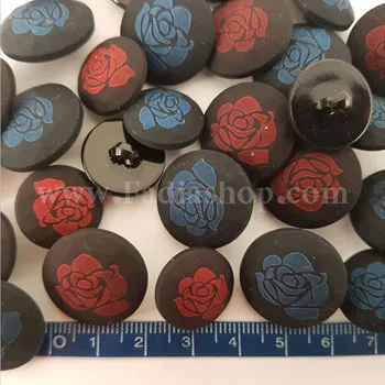 دکمه طرح گل 650 2 سایز