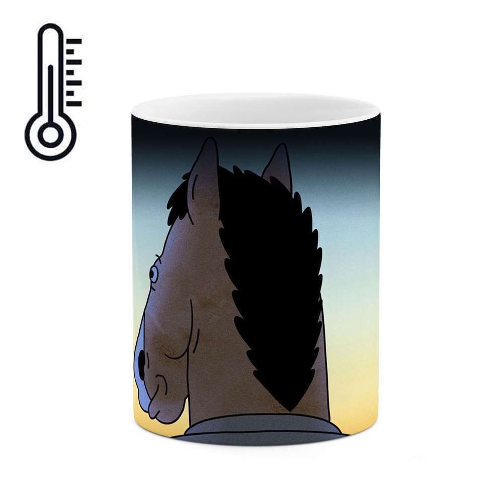 ماگ حرارتی طرح انیمیشن BoJackHorseman مدل mgph12054