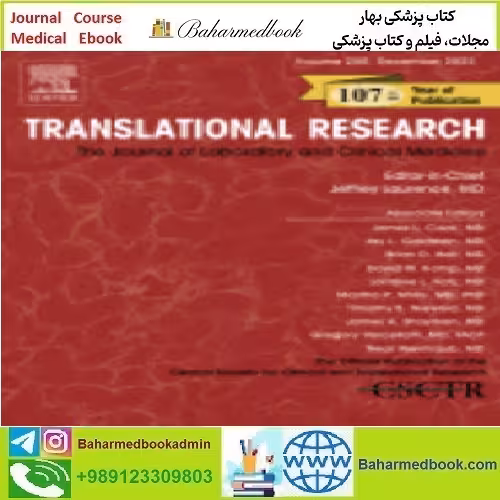 Translational Research Volume 239 to 250 2022 TRUE PDF