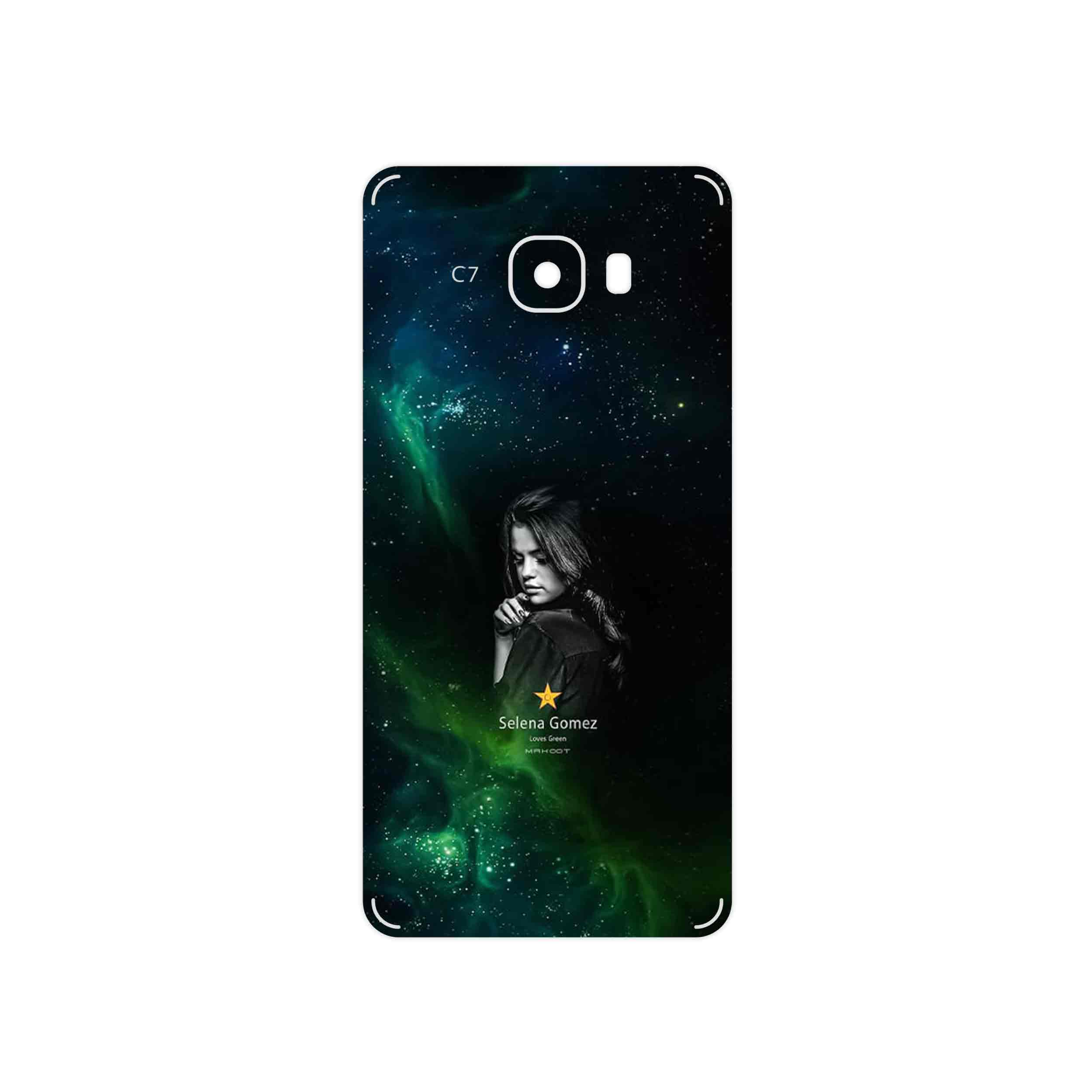 برچسب پوششی ماهوت مدل Selena Gomez مناسب برای گوشی موبایل سامسونگ Galaxy C7