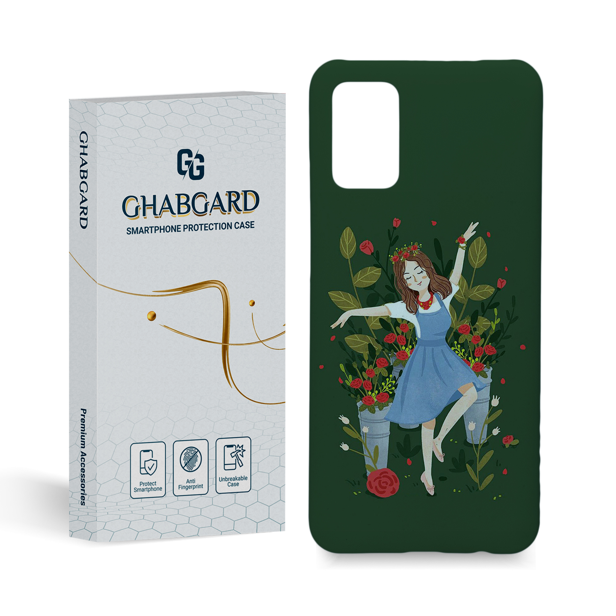 کاور قاب گارد مدل دخترانه مناسب برای گوشی موبایل سامسونگ Galaxy a02s/a03s/m02s/f02s