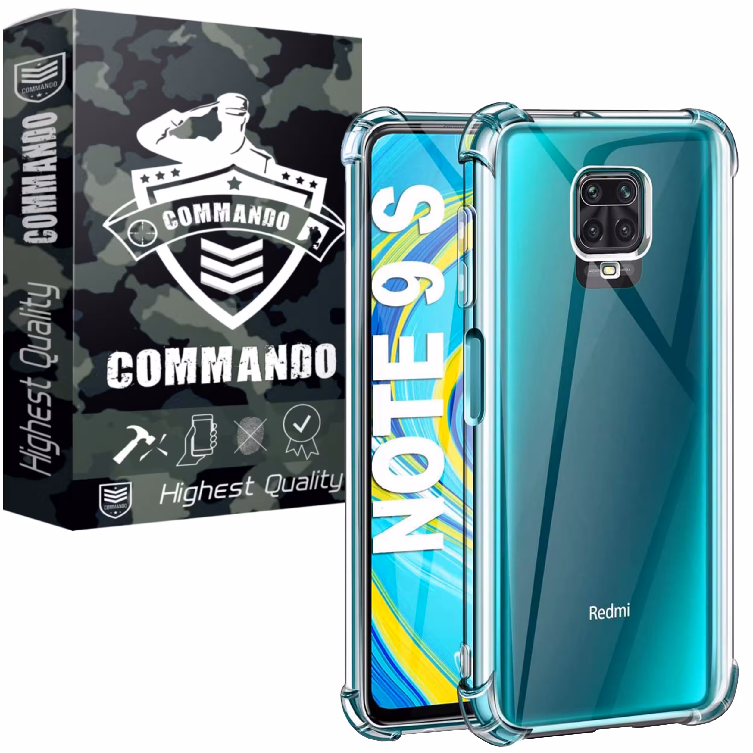 کاور کماندو مدل s68 مناسب برای گوشی موبایل شیائومی Redmi Note 9S / Note 9 Pro / Note 9 Pro Max