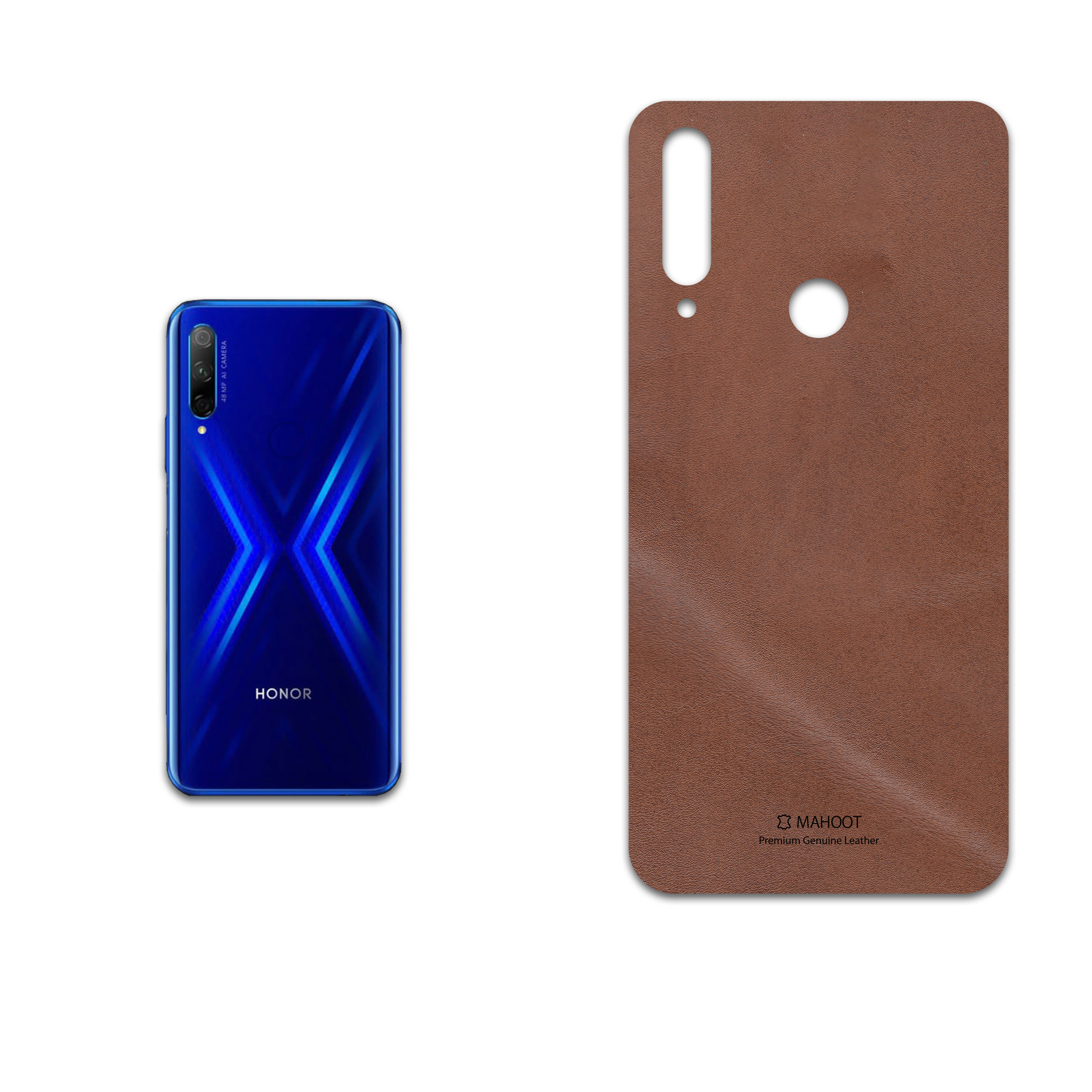 برچسب پوششی ماهوت مدل Matte-Natural-Leather مناسب برای گوشی موبایل آنر 9X