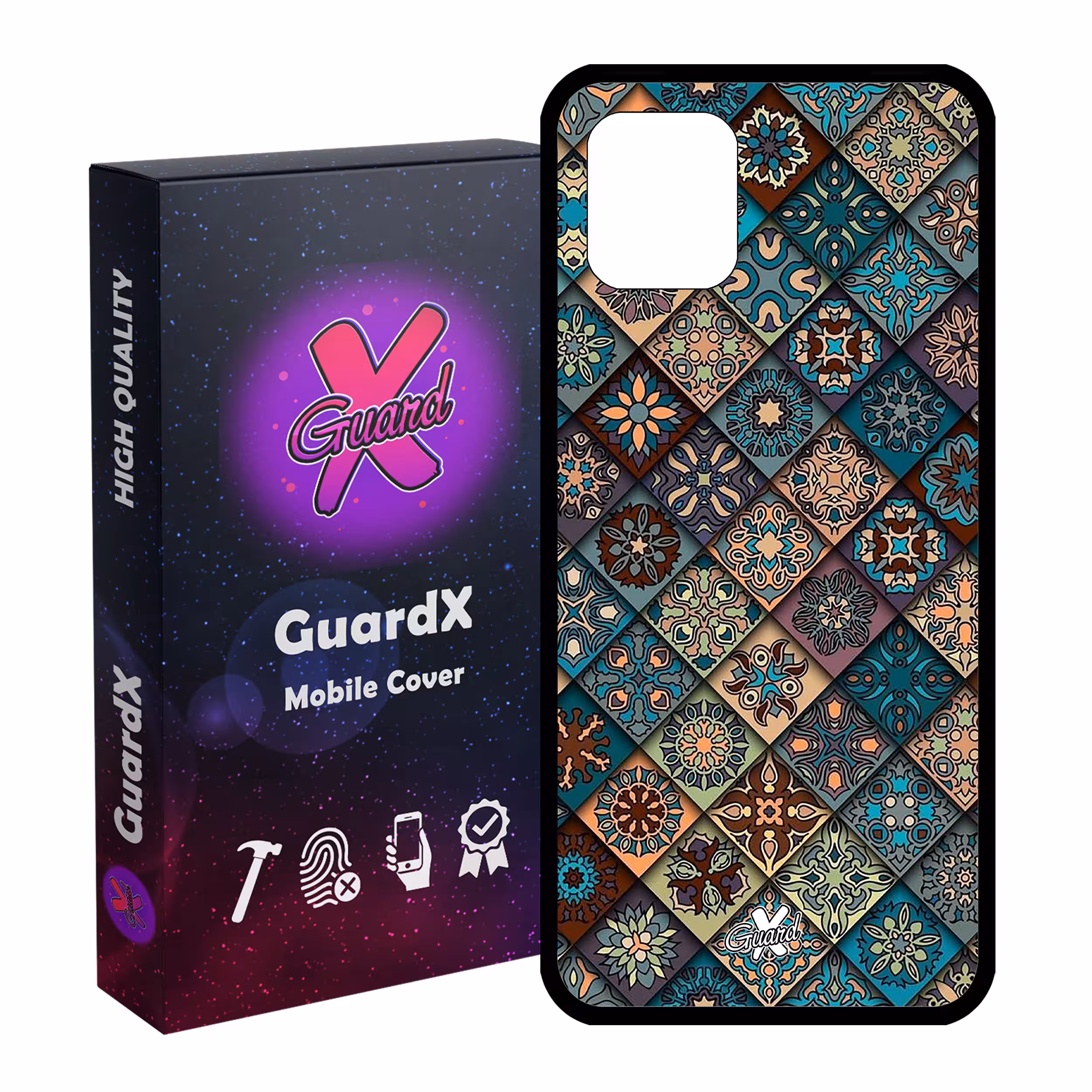 کاور گارد ایکس طرح Tile مدل Glass10093 مناسب برای گوشی موبایل سامسونگ Galaxy Note 10 Lite