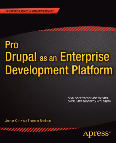 خرید و دانلود نسخه کامل کتاب Pro Drupal as an Enterprise Development Platform