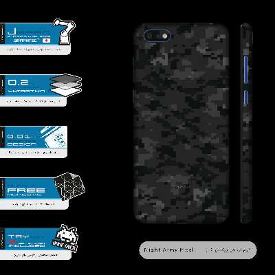 برچسب پوششی ماهوت مدل Night-Army-Pixel-FullSkin مناسب برای گوشی موبایل هوآوی Y5 Lite
