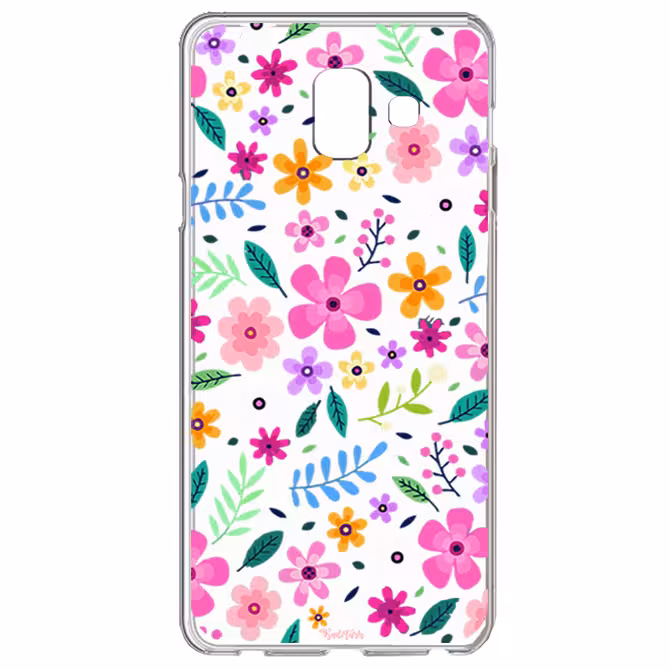 کاور طرح گل مناسب برای گوشی موبایل سامسونگ Galaxy J6 Plus