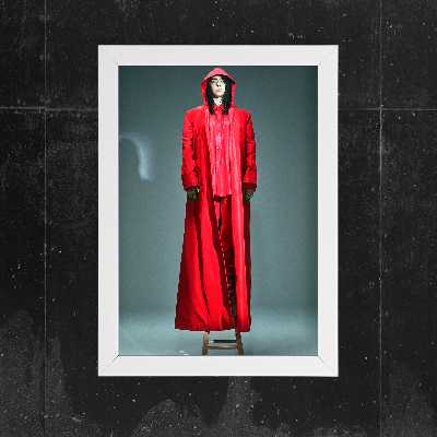 تابلو آرتیفن طرح billie eilish کد 129W مجموعه 2 عددی