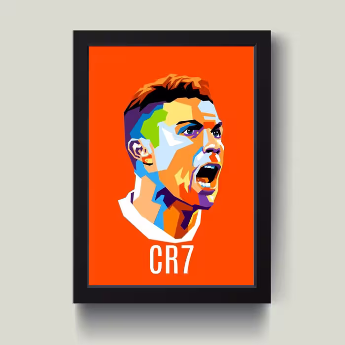 تابلو مدل Ronaldo کد S1303-b