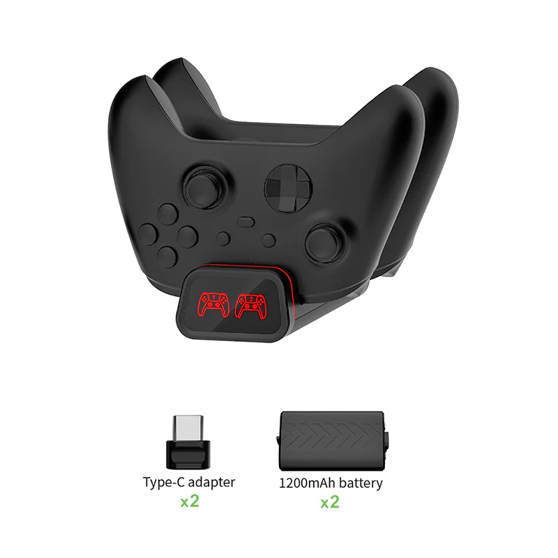 پایه شارژر دسته Xbox Series دابی TYX-0625 باتری 1200mAh