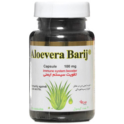 کپسول آلوئه ورا 100 میلی گرمی باریج اسانس