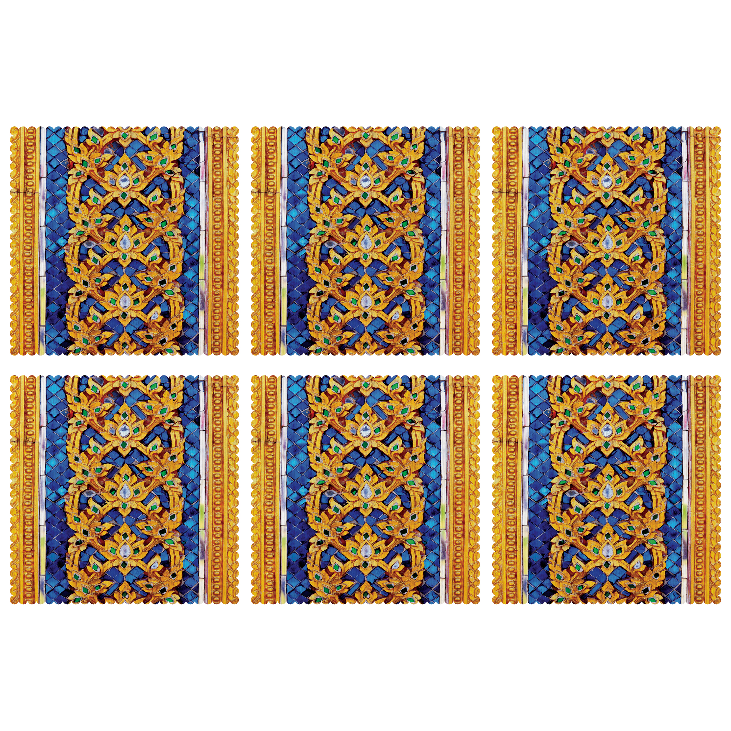 زیربشقابی مدل U1-42141 بسته 6 عددی