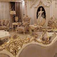 مبل سلطنتی استیل مدل المونته ارسال باربری پس کرایه