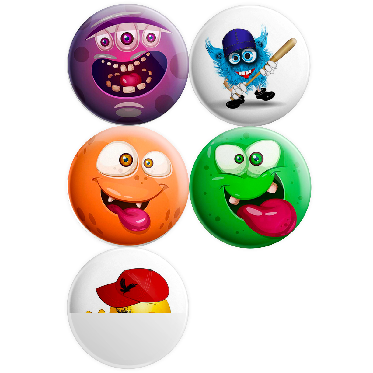 پیکسل پرمانه طرح ایموجی های با مزه کد pmg.5105 مجموعه 5 عددی 