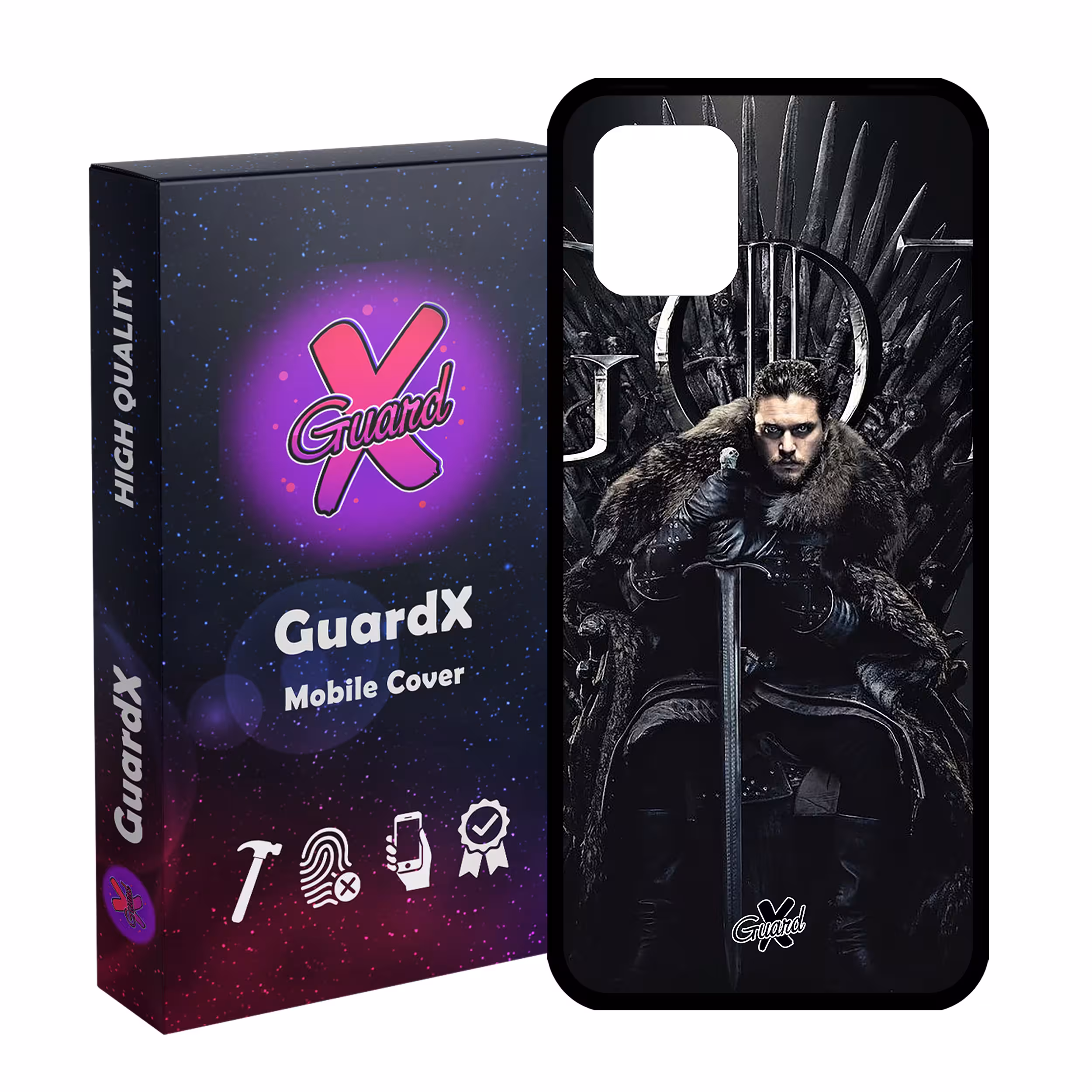 کاور گارد ایکس طرح Jon Snow مدل Glass10416 مناسب برای گوشی موبایل سامسونگ Galaxy Note 10 Lite / A81