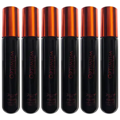عطر جیبی مردانه ژک ساف مدل optimism حجم 22 میلی لیتر مجموعه 6 عددی