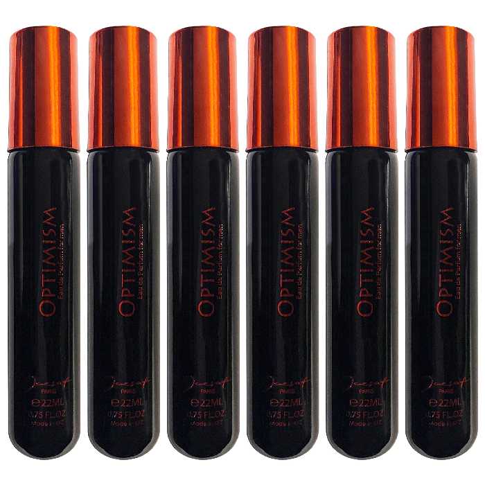 عطر جیبی مردانه ژک ساف مدل optimism حجم 22 میلی لیتر مجموعه 6 عددی