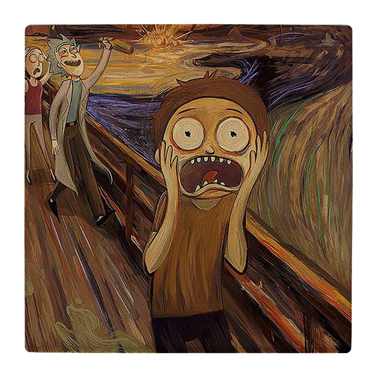 کاشی کارنیلا طرح ریک اند مورتی کد wk405