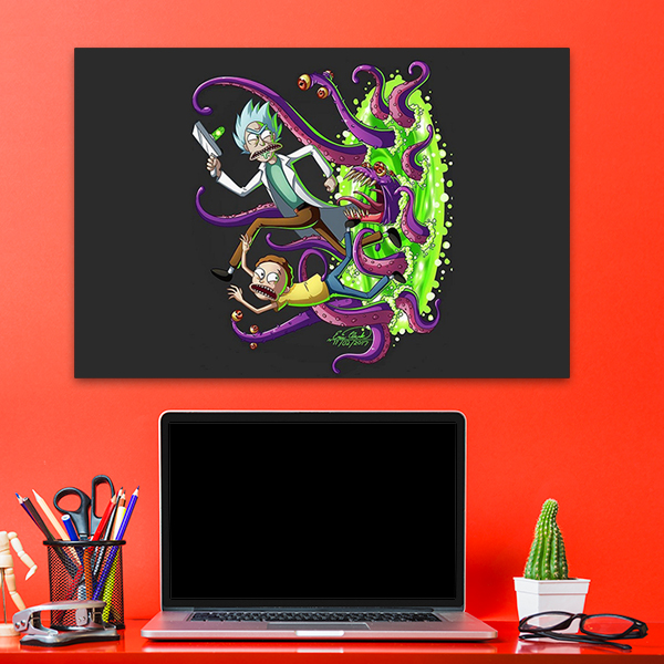 تابلو شاسی طرح ریک و مورتی کد Rick And Morty 427