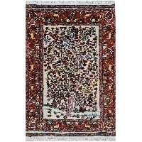 فرش دستبافت دو نیم متری مدل قشقایی کد 57