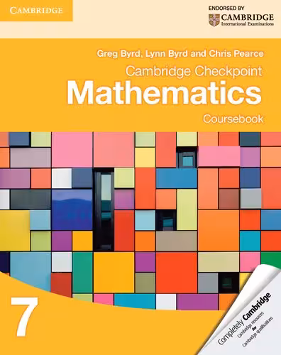 خرید و دانلود نسخه کامل کتاب Cambridge Checkpoint Mathematics Coursebook 7