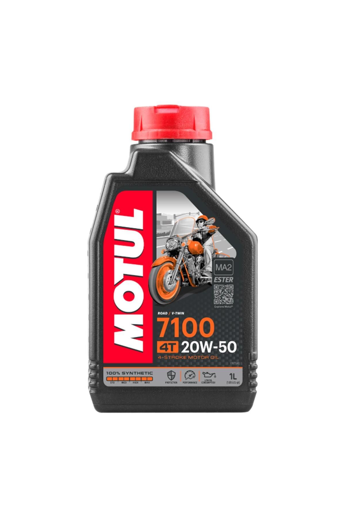 روغن و مکمل موتور 7100 20W50 4T 1LT موتول اورجینال Motul