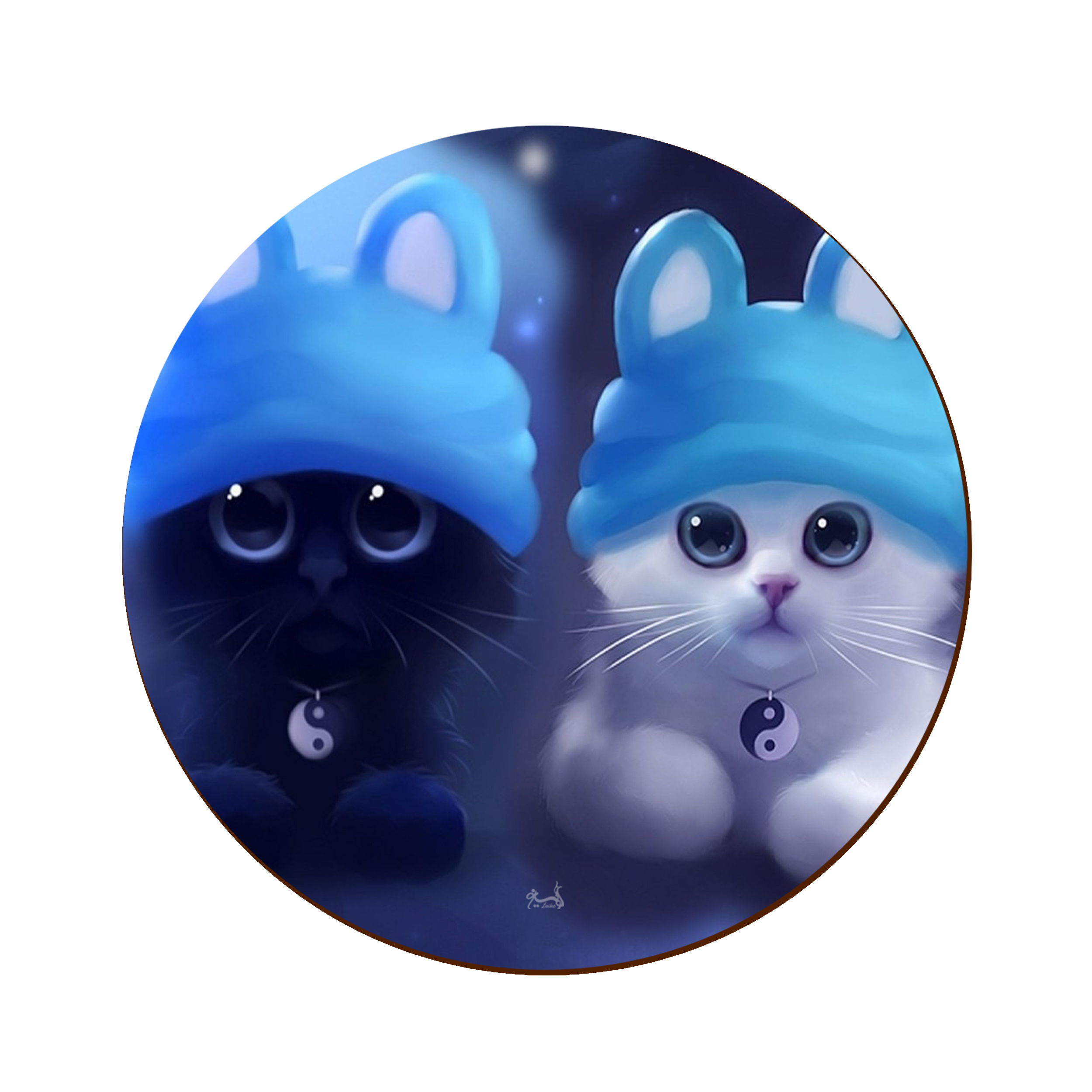 زیر لیوانی لوکسینو مدل گربه های دوست داشتنی و مهربون