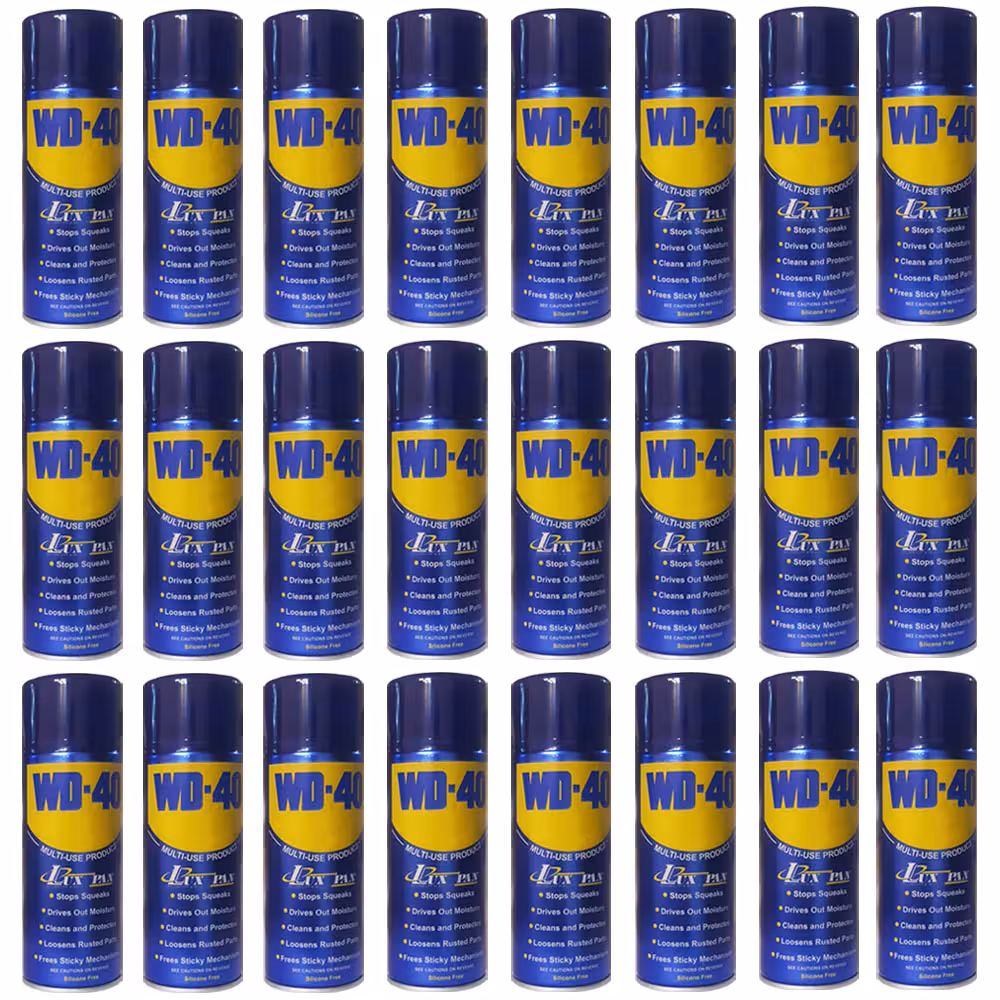 اسپری روان کننده لوکس پن مدل WD-40 حجم 330 میلی لیتر مجموعه 24 عددی