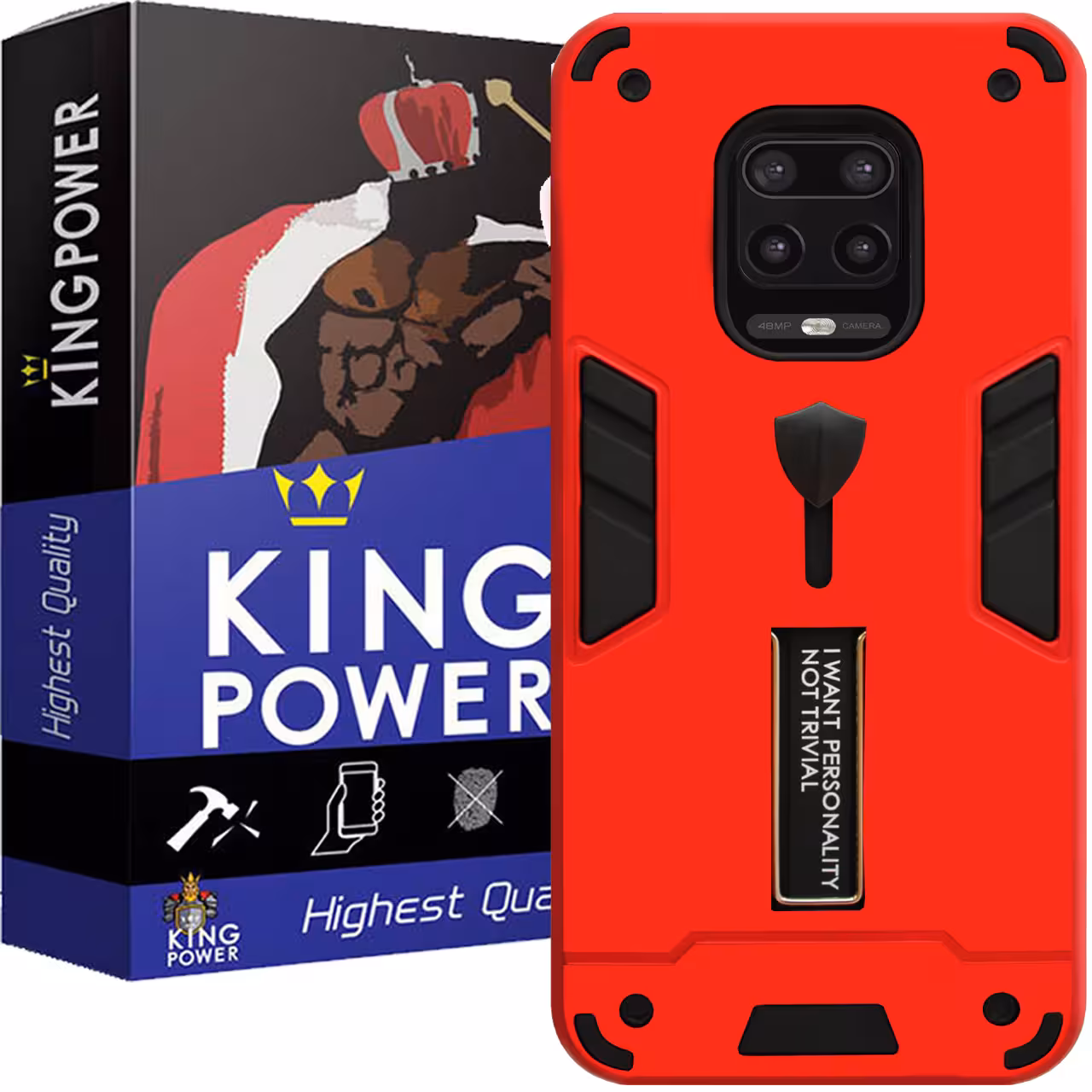 کاور کینگ پاور مدل PT21 مناسب برای گوشی موبایل شیائومی Redmi Note 9S / Note 9 Pro / Note 9 Pro Max