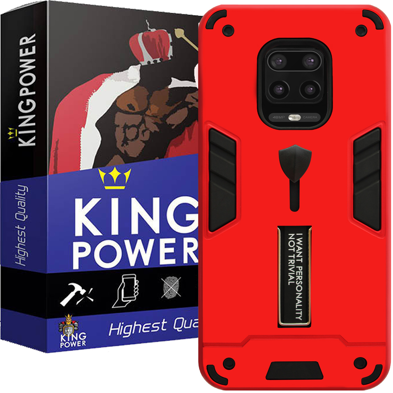 کاور کینگ پاور مدل PT21 مناسب برای گوشی موبایل شیائومی Redmi Note 9S / Note 9 Pro / Note 9 Pro Max