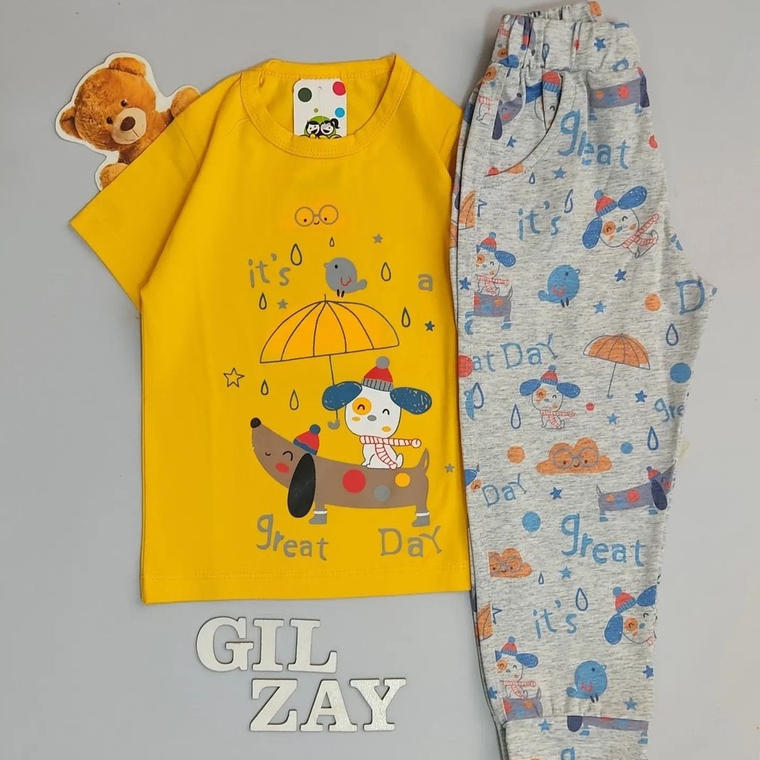 تیشرت و شلوار هاپو و چتر 40