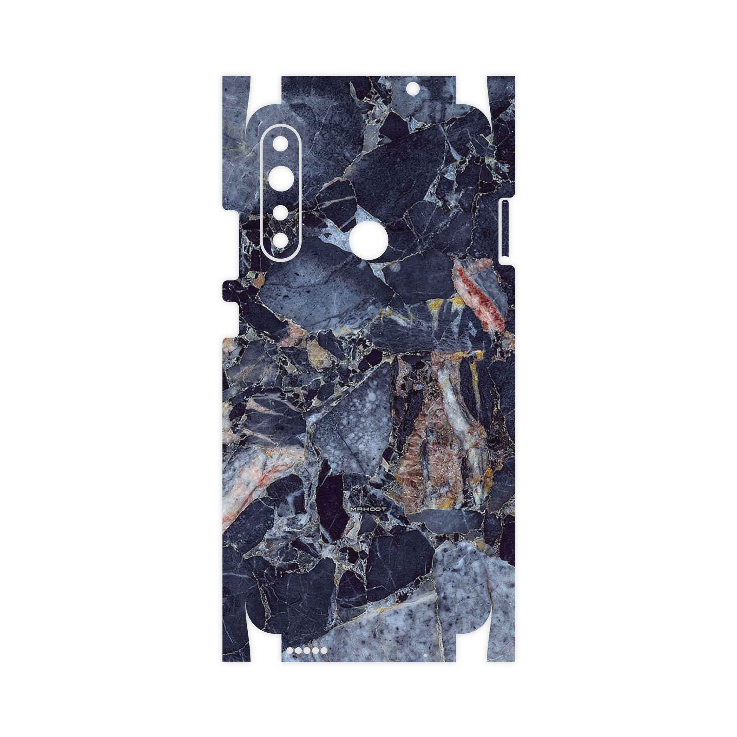 برچسب پوششی ماهوت مدل Broken black marble-FullSkin مناسب برای گوشی موبایل جی پلاس P10