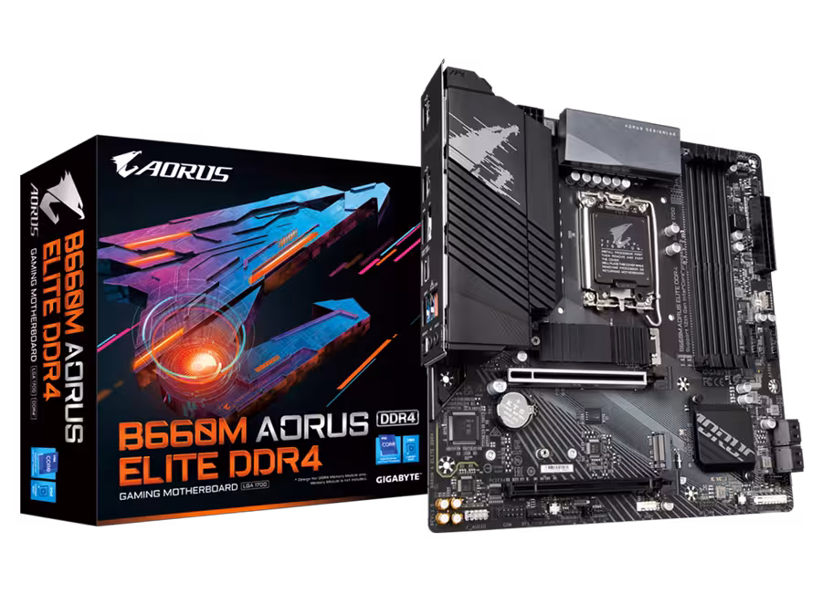 مادربرد گیگابایت  مدل B660M-AORUS-ELITE-DDR4 سوکت 1700