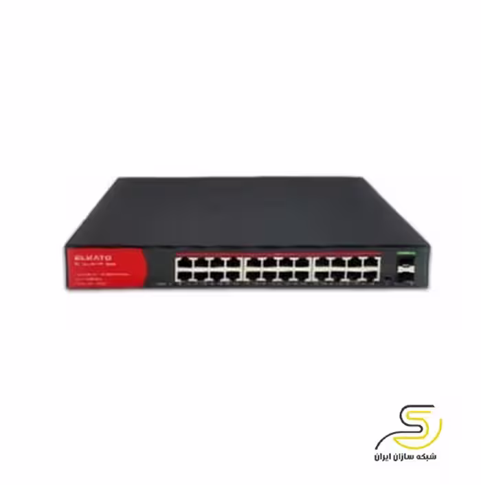 سوئیچ شبکه 24 پورت الکاتو مدل EL-1SG2402GP-320W