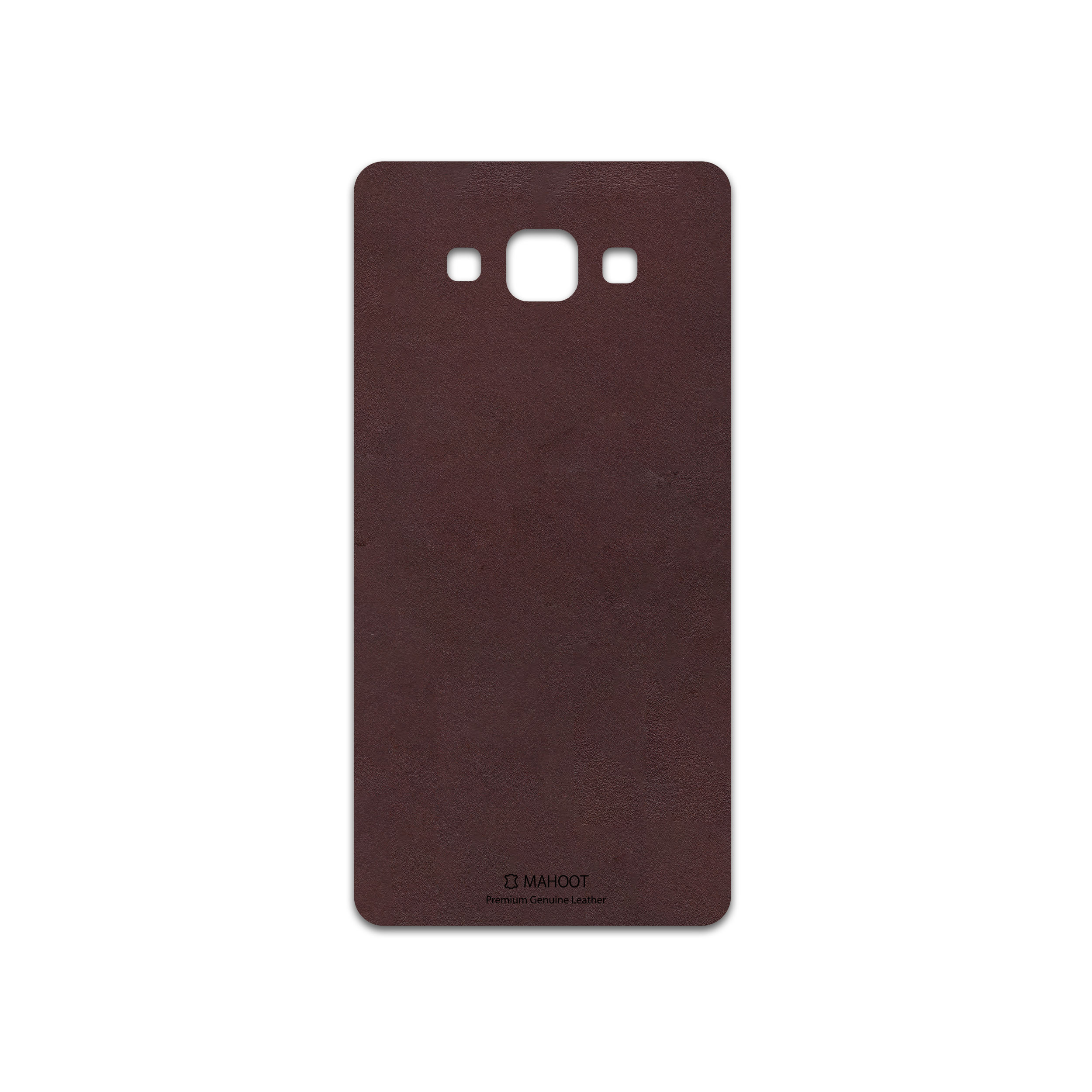 برچسب پوششی ماهوت مدل Matte-Dark-Brown-Leather مناسب برای گوشی موبایل سامسونگ Galaxy A7 2015