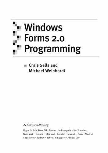 خرید و دانلود نسخه کامل کتاب Windows Forms 2.0 programming